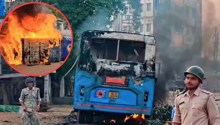 हिंसा के बाद एक्शन में प्रशासन, मुर्शिदाबाद में दो पुलिस अधिकारी हटाए गए