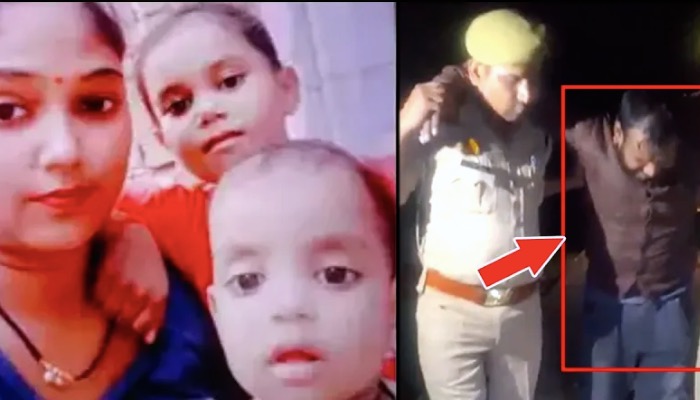 शिक्षक परिवार की हत्या, बुरी तरह ठोका गया बदमाश फिर गिड़गिड़ाने लगा