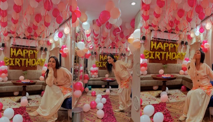 शहनाज गिल ने वैनिटी वैन में मनाया बर्थडे, फैंस को दिखाया खास अंदाज