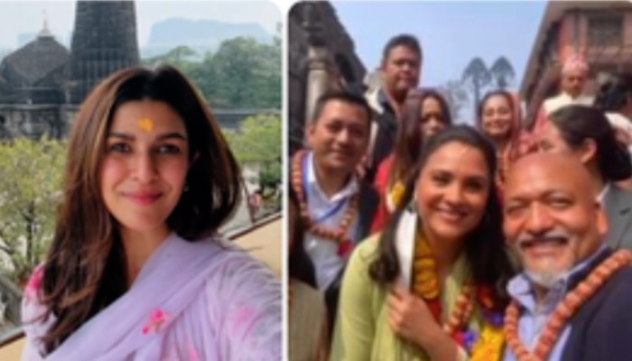 महाशिवरात्रि पर निमरत कौर और लारा दत्ता ने मंदिरों में भगवान शिव का लिया आशीर्वाद