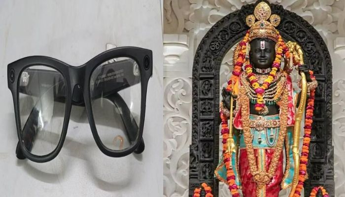 राम मंदिर सुरक्षा में सेंध, कैमरे वाले चश्मे से तस्वीरें खींचते पकड़ा गया व्यक्ति