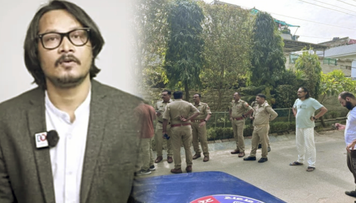 Ajit Bharti को गिरफ्तार करने आई कर्नाटक पुलिस, Yogi की पुलिस उठाकर ले गई