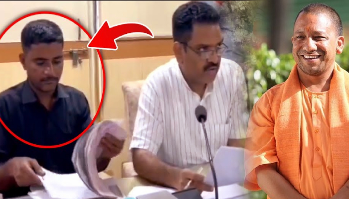 जनता दरबार में दिखा अनोखा नजारा, योगी के मंत्री ने अपनी कुर्सी पर 'गरीब' को बिठाया!