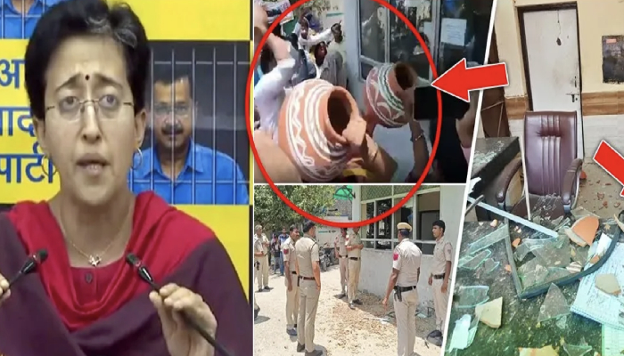 जल बोर्ड के दफ्तर में तोड़फोड़, चिल्लाई आतिशी की BJP ने खोल दी पोल