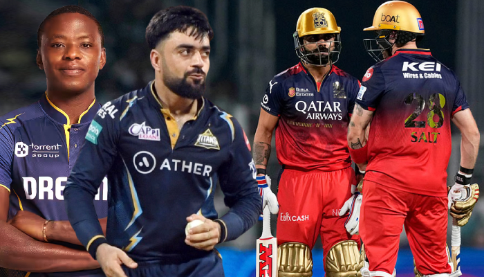 RCB vs GT : कोहली-सॉल्ट की जोड़ी करेगी कमाल या रबाडा-राशिद मचाएंगे धमाल