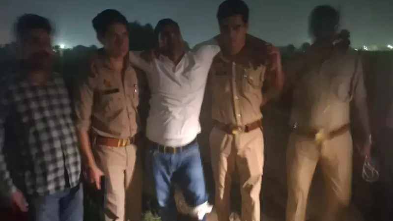 Ghaziabad Encounter: पुलिस मुठभेड़ के बाद आरोपी साजिद घायल हालत में गिरफ्तार