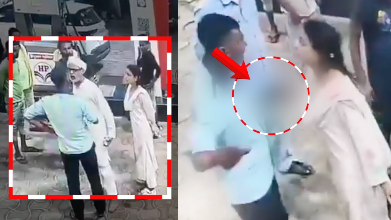 VIDEO: हरदोई में 'रिवॉल्‍वर रानी' की गुंडई, पेट्रोल पंप कर्मचारी के सीने पर तान दी पिस्तौल, कहा- इतनी गोली मारूंगी कि...