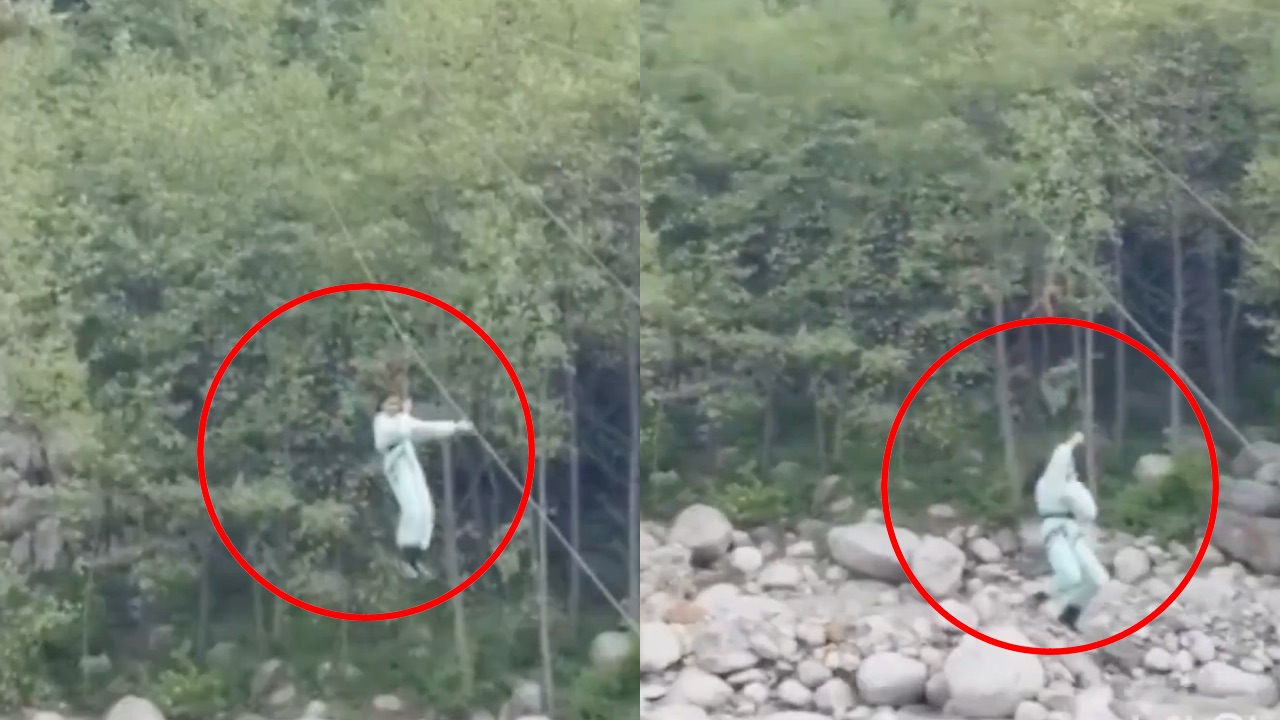 Manali में समर ट्रिप पर आए परिवार पर टूटा दुखों का पहाड़, मौज मस्ती के दौरान टूटी जिपलाइन, खाई में गिरी बच्ची, VIDEO