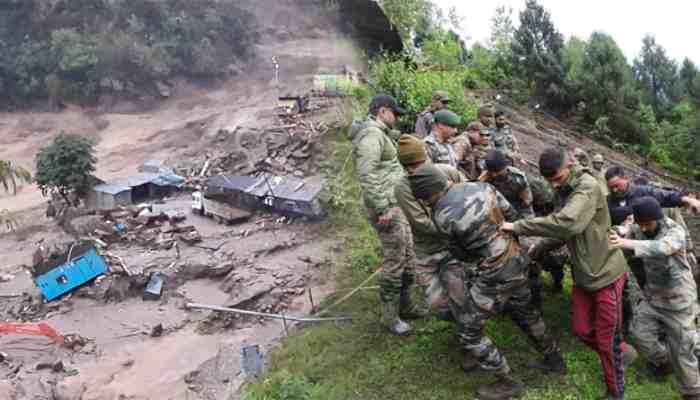 सिक्किम में भारतीय सेना के कैंप पर लैंडस्लाइड, 3 जवान शहीद, 6 लापता