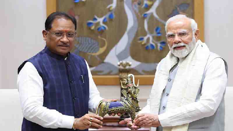 CM विष्णुदेव साय ने PM मोदी से की मुलाक़ात, बताया किन मुद्दों पर हुई चर्चा