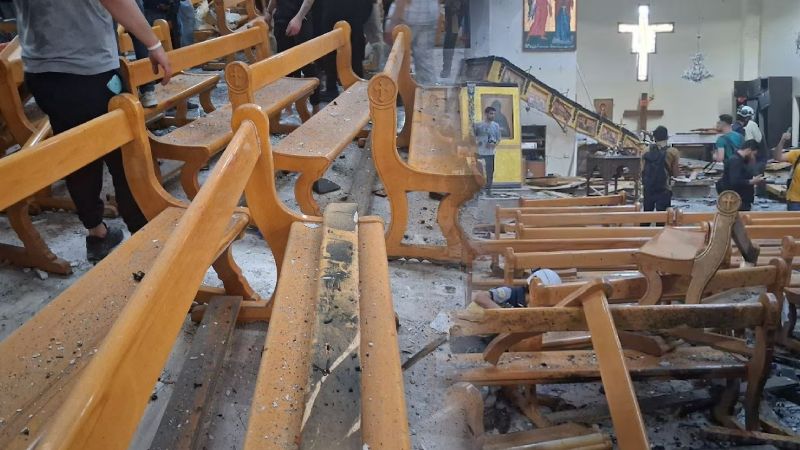 सीरिया की राजधानी दमिश्क में दहशत... चर्च में आत्मघाती हमला, 20 की मौत, कई घायल
