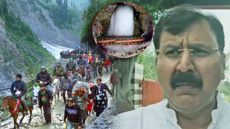 अमरनाथ यात्रा को सफल बनाने में जुटे सरकार और प्रशासन, बीजेपी विधायक ने किया बेस कैंप का निरीक्षण