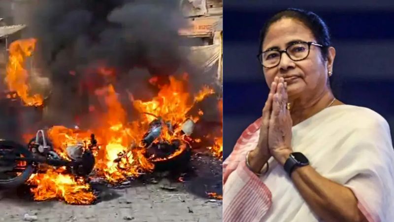 फिर जल उठा बंगाल... फल बिक्री की जगह तुलसी मंच लगाने पर बवाल, दो गुटों में झड़प के बाद आगजनी-तोड़फोड़