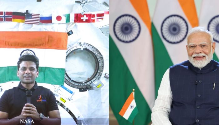 'अंतरिक्ष से भारत माता की जय...', PM मोदी से बोले ISS में मौजूद कैप्टन शुभांशु शुक्ला, कहा- 'भारत सच में बहुत भव्य दिखता है'