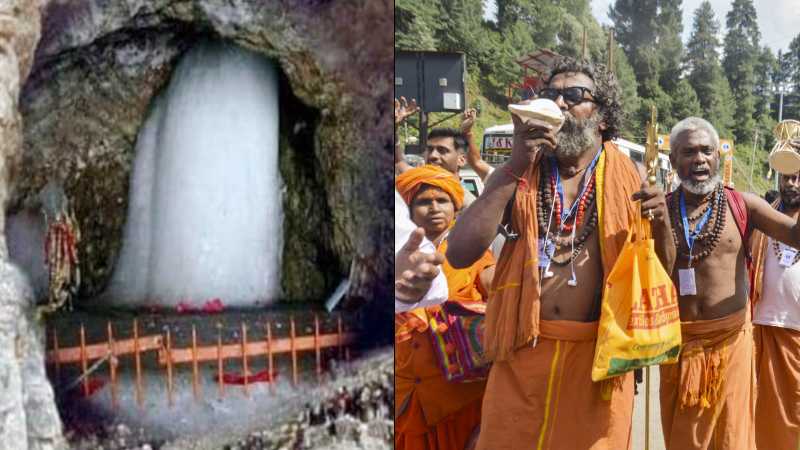 Amarnath Yatra: बाबा बर्फानी के दर्शन के लिए दूसरा जत्था रवाना, बम-बम भोले के जयकारों से गूंजी घाटी