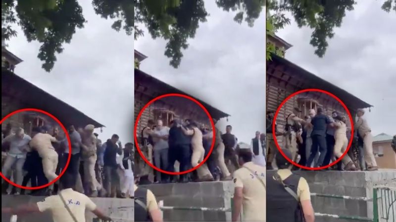श्रीनगर में हाई वोल्टेज ड्रामा...CM उमर अब्‍दुल्‍ला ने फांदा कब्रिस्‍तान का गेट, तो ऑटो में बैठे नजर आए फारूक अब्दुल्ला