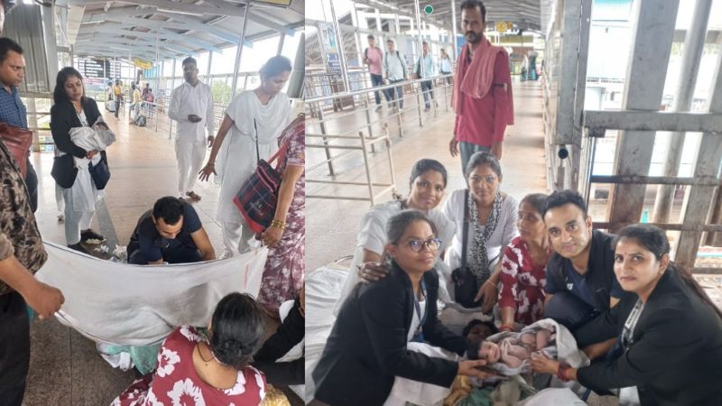 झांसी रेलवे स्टेशन पर महिला ने दिया बच्चे को जन्म, रेलवे की मेडिकल टीम की तत्परता से प्लेटफॉर्म पर हुई सुरक्षित डिलीवरी