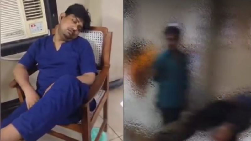 Video : इमरजेंसी वार्ड में तड़प-तड़पकर मरीज ने तोड़ा दम, कुर्सी पर पैर रखकर सोता रहा डॉक्टर, मेरठ में मानवीय संवेदनाएं हुई तार-तार, वीडियो हुआ वायरल