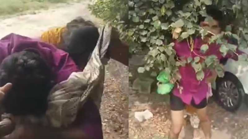 बुलंदशहर में श्मशान घाट में महिला के साथ आपत्तिजनक स्थिति में पकड़ा गया BJP नेता, अंडरवियर में भागा, वीडियो वायरल