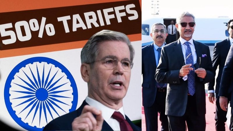 विदेश मंत्री एस जयशंकर की गुगली में फंसे ट्रंप! भारत से रिश्ते सुधारने की दुहाई देने लगे अमेरिकी वित्त मंत्री, मिला ऐसा जवाब कि बगले लगे झांकने, VIDEO