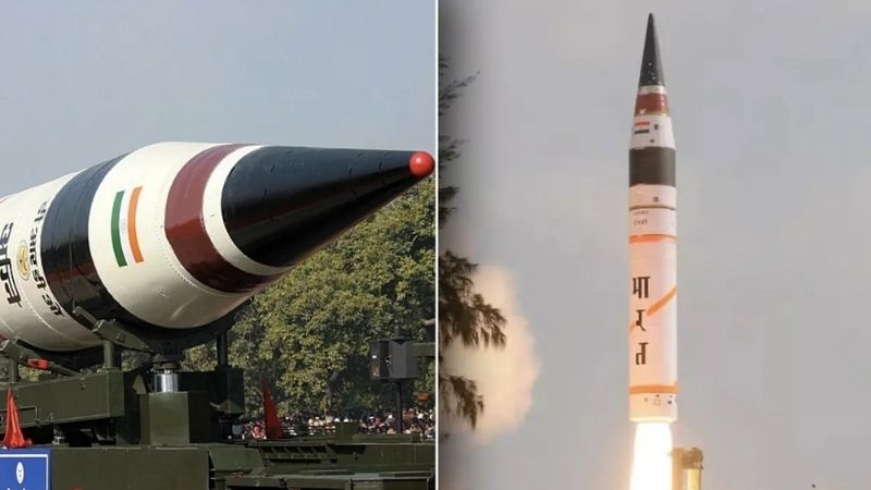 DRDO ने असंभव को कर दिखाया संभव, अग्नि-5 मिसाइल ने आसमान में लिया 90 डिग्री का शार्प टर्न, Video Viral