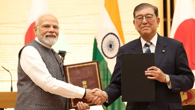 सदाबहार दोस्त जापान की बड़ी सौगात... भारत में करेगा 6 लाख करोड़ का निवेश, AI-सेमीकंडक्टर जैसे 4 सेक्टर्स में भी समझौतों पर हस्ताक्षर