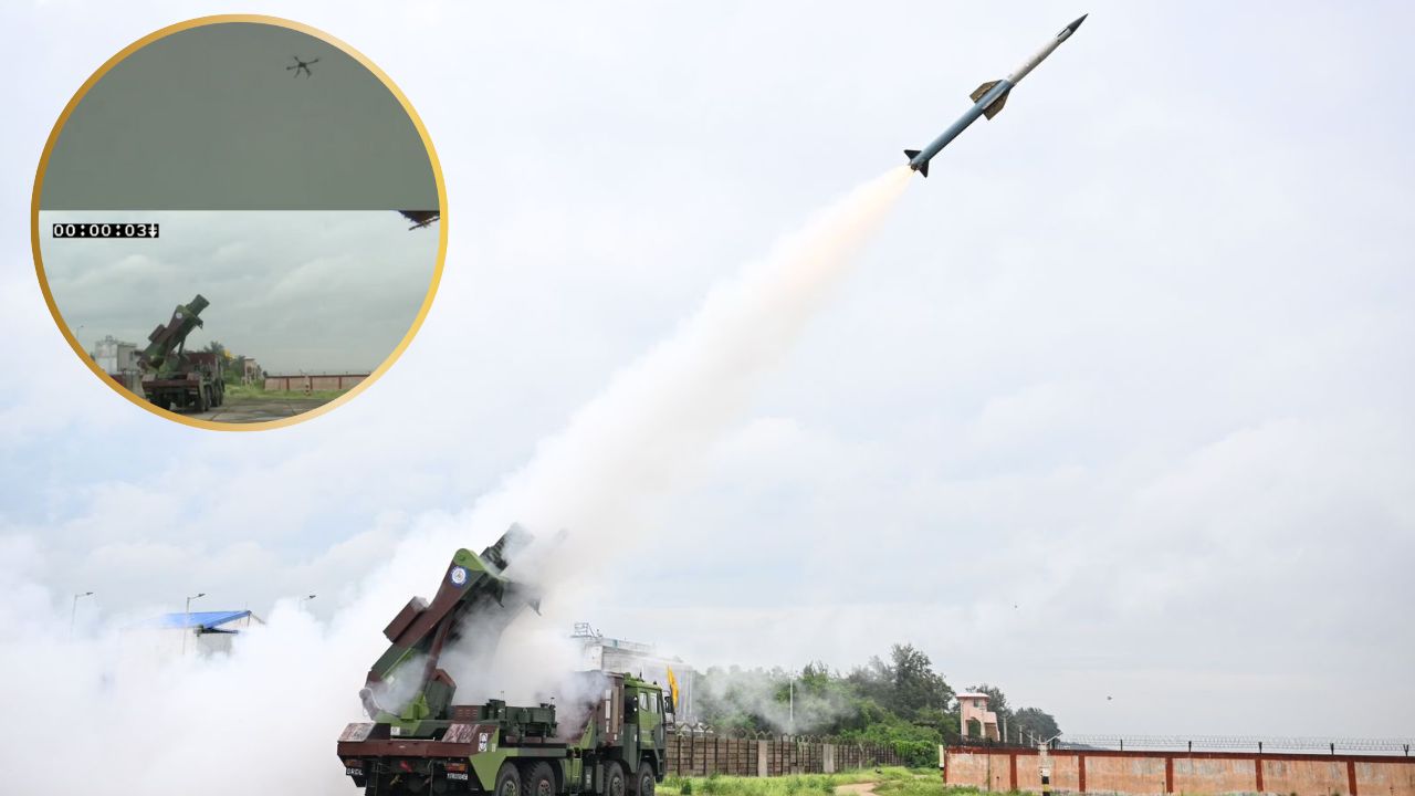 फाइटर जेट, ड्रोन, हेलीकॉप्टर को गिराने में सक्षम...PM मोदी के 'सुदर्शन चक्र मिशन' की दिशा में बड़ी छलांग, भारत ने किया एयर डिफेंस प्रणाली का परीक्षण