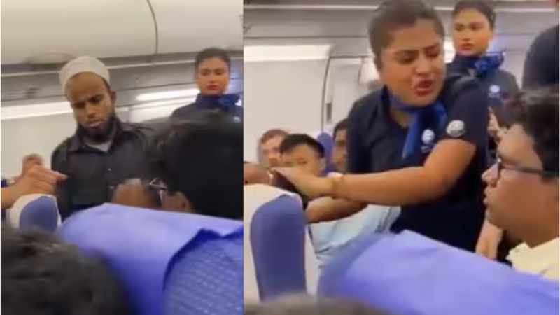 IndiGo की फ्लाइट में 'थप्पड़कांड', यात्री को आया पैनिक अटैक तो दूसरे ने जड़ दिया थप्पड़, VIDEO वायरल