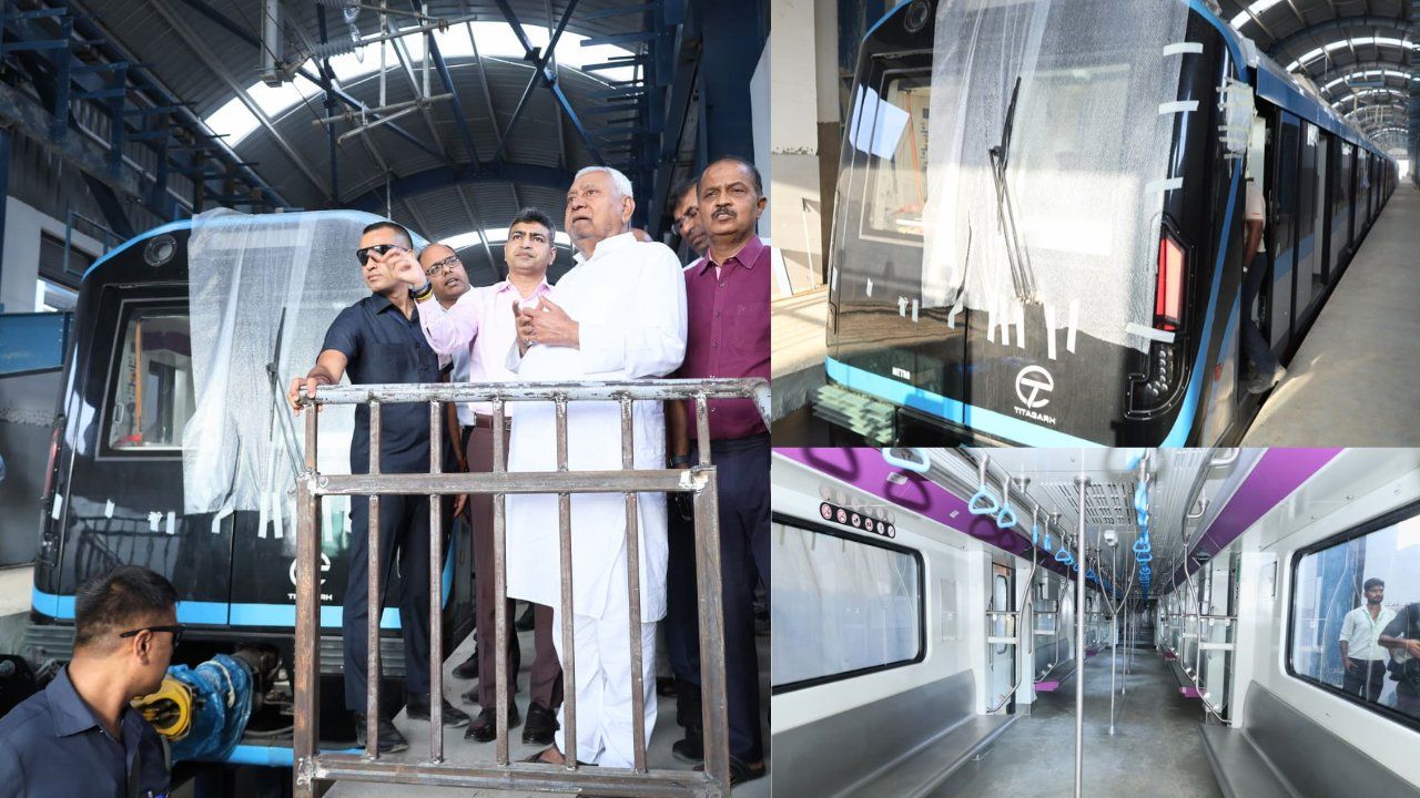 CM नीतीश कुमार के निरीक्षण के बाद पटना मेट्रो का ट्रायल अब जल्द, सितंबर तक दौड़ने लगेगी मेट्रो!