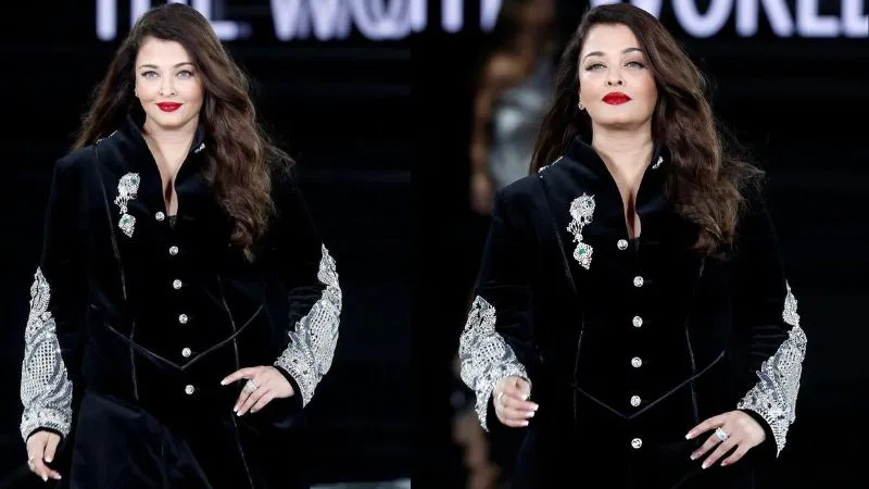 L'Oréal शो में ऐश्वर्या राय का जलवा : मनीष मल्होत्रा की हीरे वाली ड्रेस ने लूट ली वाहवाहियां, देखें फोटोज