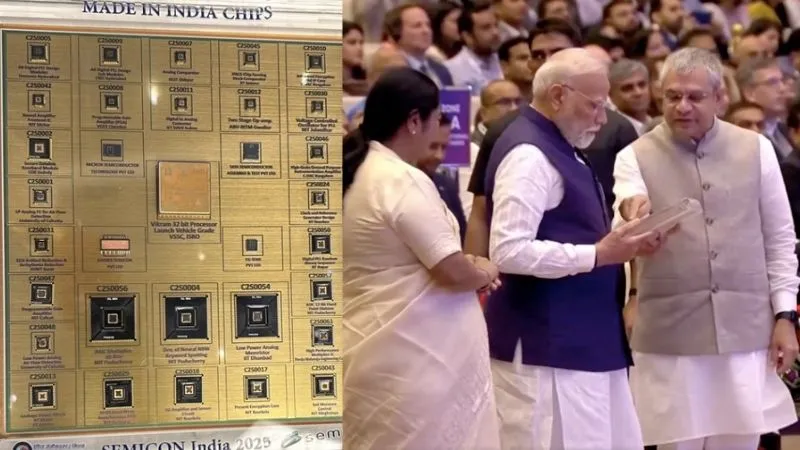 ISRO लैब से तैयार पहली स्वदेशी 32-बिट चिप 'विक्रम' हुई पेश, भारत जल्द बनेगा ग्लोबल सेमीकंडक्टर का हब