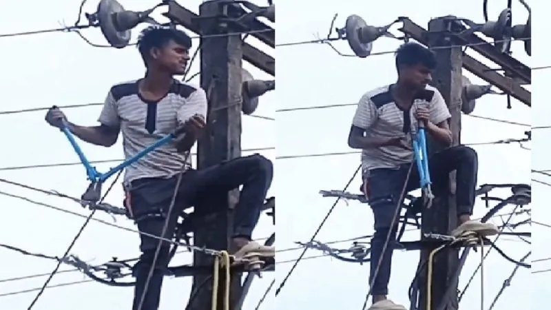 पल भर की बेरुखी बर्दाश्त नहीं... फोन पर बिजी मिली गर्लफ्रेंड तो ठनक गया बॉयफ्रेंड का माथा, खंभे पर चढ़कर दे दी पूरे गांव को 'सजा', VIDEO