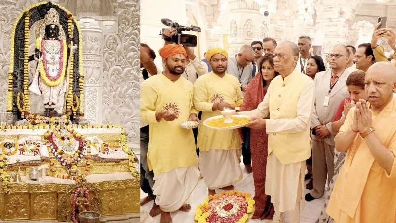 मॉरीशस के PM नवीन चंद्र पत्नी संग पहुंचे अयोध्या, 45 मिनट तक किए रामलला के दर्शन, CM योगी भी रहे मौजूद