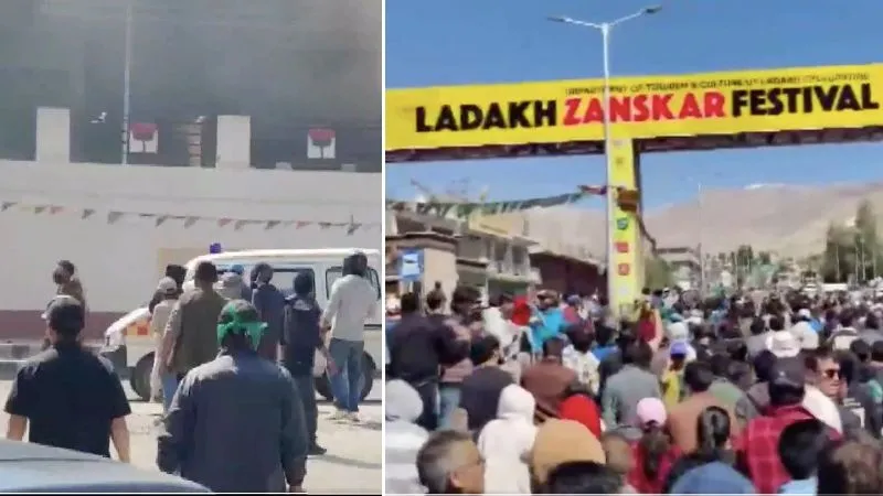 लेह लद्दाख में फूटा GEN-Z का गुस्सा, BJP ऑफिस में लगा दी आग … सोनम वांगचुक के समर्थन में उतरे युवा, जानें पूरा मामला