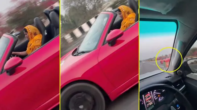 'रेसर मम्मी...', बेटे संग पोर्शे कार में रेस लगाती दिखी हरियाणा की महिला, वीडियो ने सोशल मीडिया पर मचाई धूम