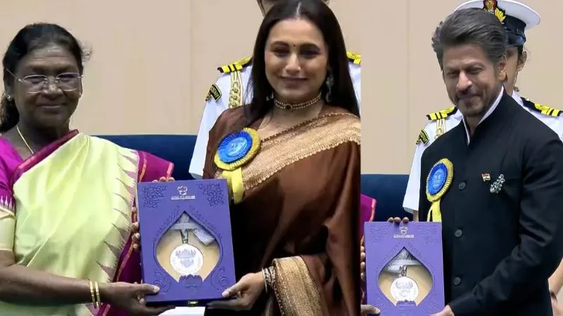 शाहरुख, रानी मुखर्जी और विक्रांत मैसी को पहली बार नेशनल अवॉर्ड, मोहनलाल को दादासाहेब फाल्के सम्मान, देखें विनर्स की पूरी List