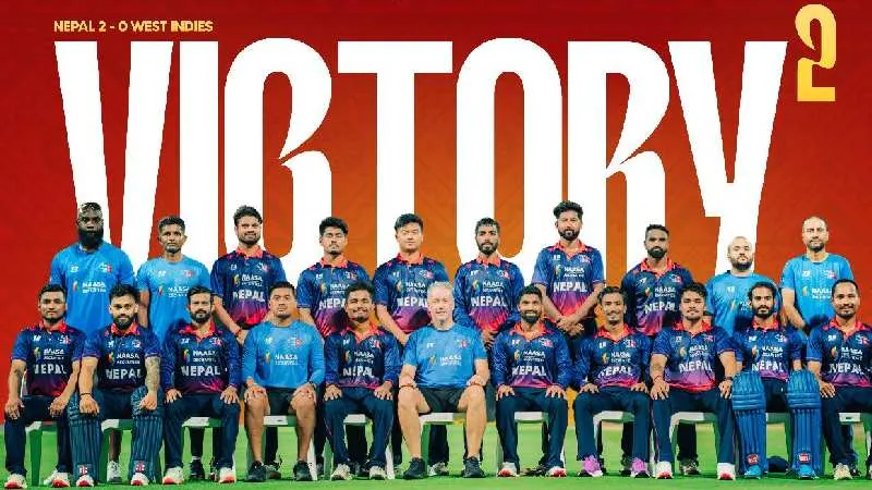 WI vs NEP: नेपाल ने वेस्टइंडीज को हराकर रचा इतिहास, पहली बार किसी फुल मेंबर टीम के खिलाफ जीती T20 सीरीज