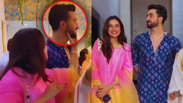 VIDEO: जैस्मिन भसीन के बॉयफ़्रेंड अली गोनी ने बप्पा का जयकारा लगाने से किया इंकार? मुंह बनाते आए नज़र!