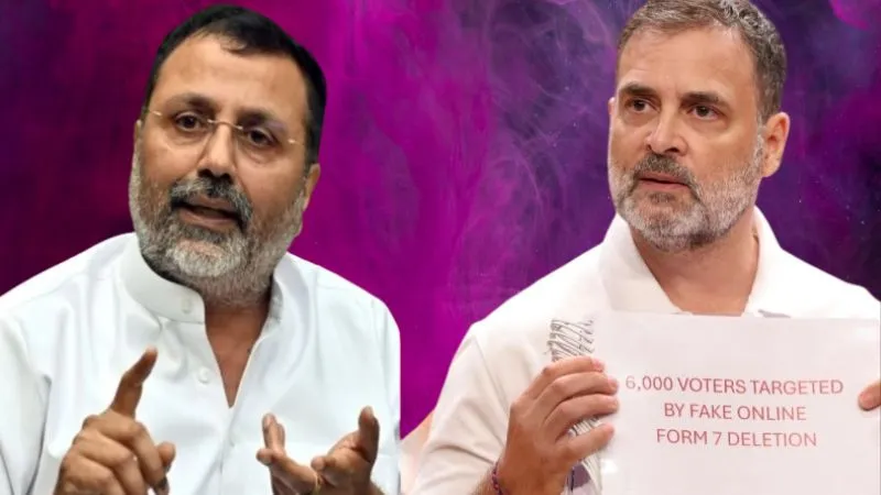 'आप देश छोड़ने की तैयारी करो...', BJP सांसद निशिकांत दुबे का राहुल गांधी पर पलटवार, कहा- Gen Z आपको क्यों करे बर्दाश्त