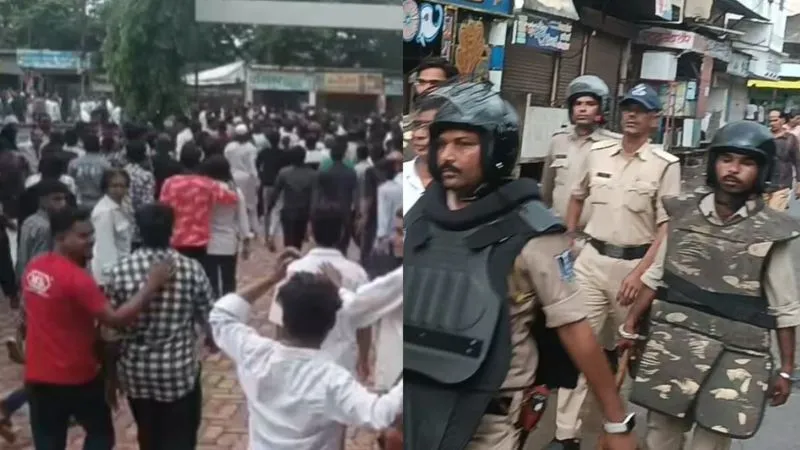 मध्य प्रदेश में भगवान गणेश की मूर्ति विसर्जन के दौरान मचा बवाल, लव जिहाद की झांकी दिखाने पर भड़के मुस्लिम समुदाय के लोग