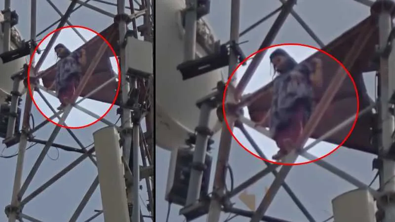 बिहार: ‘ससुराल नहीं जाऊंगी’ की जिद में मोबाइल टॉवर पर चढ़ी महिला, जमकर हुआ हंगामा