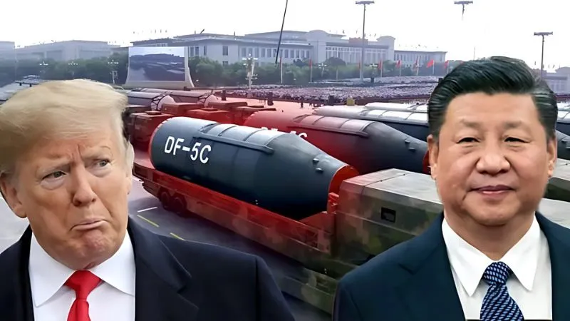 चीन का न्यूक्लियर पावर शो... विक्ट्री डे परेड में पहली बार दिखी DF-5C मिसाइल, इसकी क्षमता देख उड़ जाएंगे ट्रंप के होश
