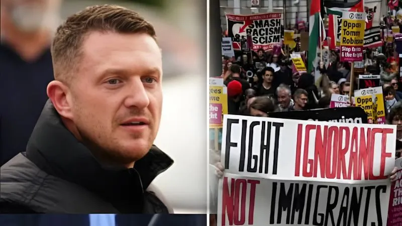 UK में एंटी-इमिग्रेशन को लेकर भारी बवाल... जानिए कौन हैं टॉमी रॉबिन्सन, जिनकी एक अपील ने लंदन की सड़कों पर खड़ा कर दिया लाखों लोगों का जनसैलाब