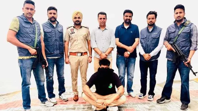 पंजाब पुलिस की बड़ी कामयाबी: गोल्डी बरार का सहयोगी बलजिंदर सिंह गिरफ्तार, 5 पिस्टल और 10 कारतूस बरामद