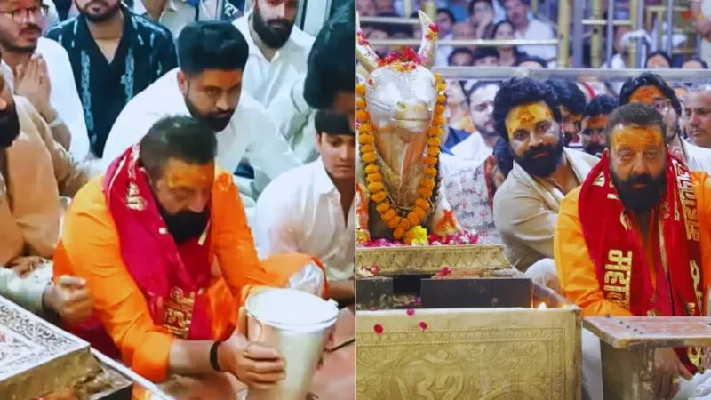 ‘महाकाल ने बुलाया और मैं…’, भगवा वस्त्र पहन, ललाट पर चंदन, गले में चुनरी, बाबा महाकाल की शरण में पहुंचे संजय दत्त