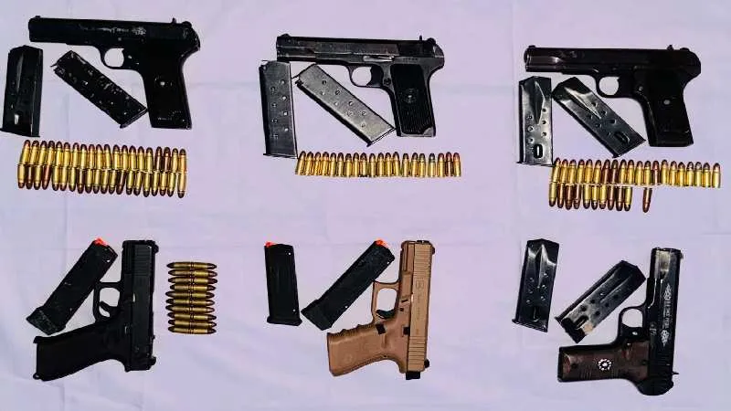 पंजाब पुलिस ने कनाडा-पाकिस्तान हथियार तस्करी मॉड्यूल का भंडाफोड़ किया, अमृतसर में भारी मात्रा में हथियार बरामद