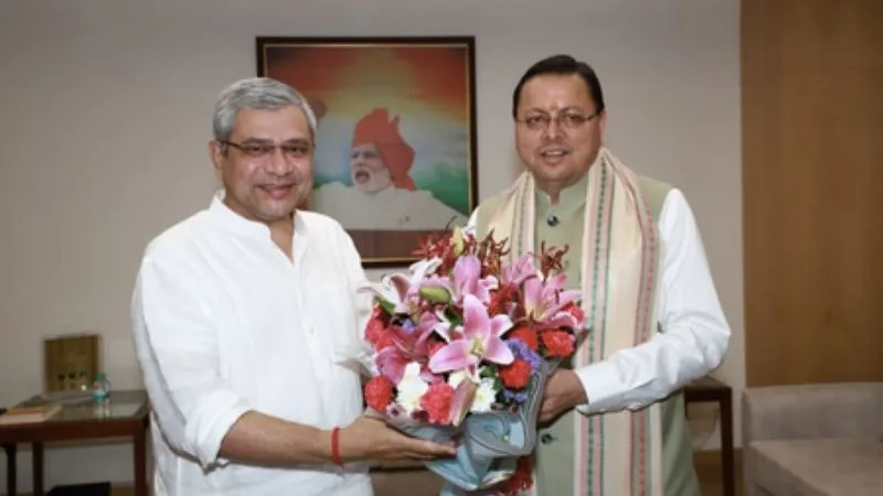 मुख्यमंत्री धामी ने रेल मंत्री अश्विनी वैष्णव से की मुलाकात, उत्तराखंड के रेल प्रस्तावों पर जताई सहमति