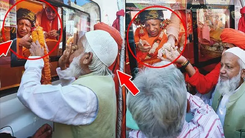 गोरखपुर में टोपीवाले मुस्लिम ने किया सीएम योगी का धमाकेदार स्वागत, देखकर सन्न रह जाएंगे विरोधी!