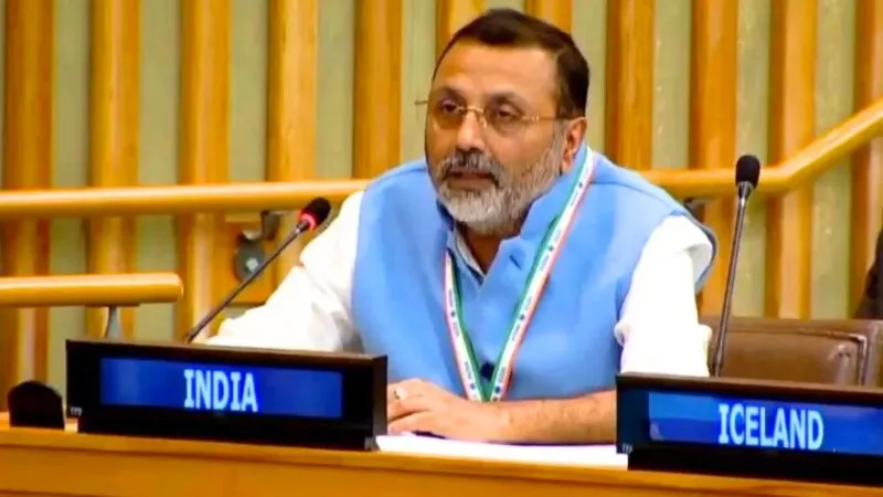 उपदेश ना दो, गिरेबान में झांको, अपने महिला-बच्चों की रक्षा करो...निशिकांत दुबे ने UN में पाकिस्तान को धो डाला