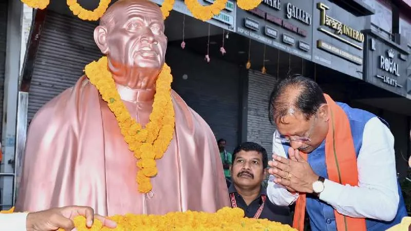 छत्तीसगढ़ के मुख्यमंत्री विष्णुदेव साय ने 'रन फॉर यूनिटी' में लिया हिस्सा, सरदार पटेल को दी श्रद्धांजलि